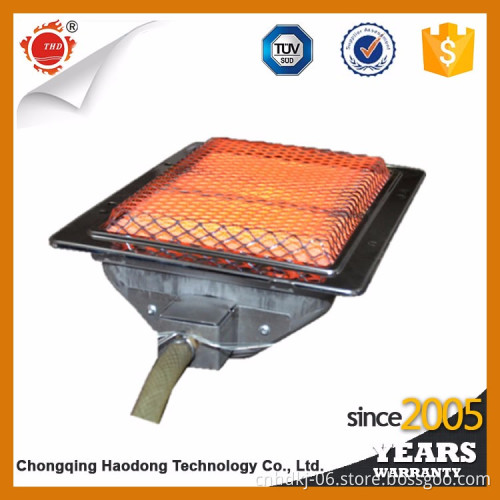 Stainless steel Flameless bbq Ceramic Gas Burner for rotisserie